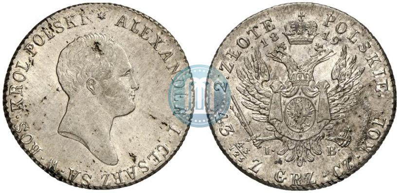 Picture 2 złote 1819 year IB 