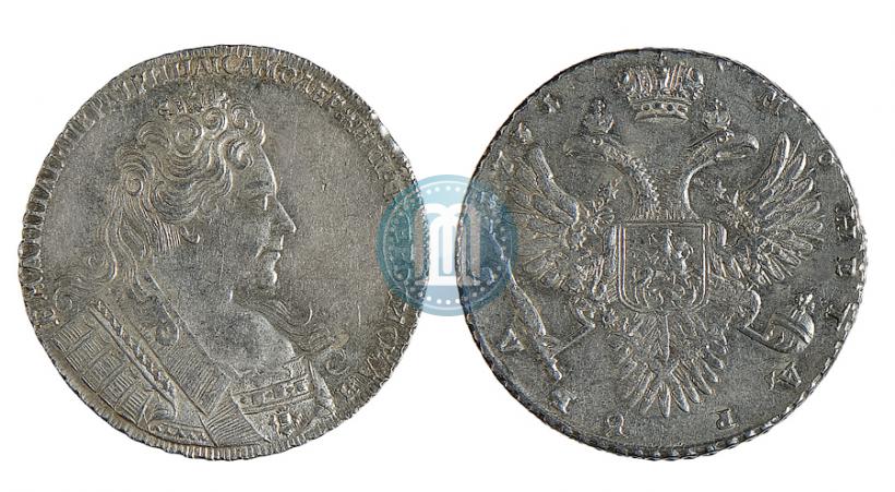 Фото 1 рубль 1731 года  