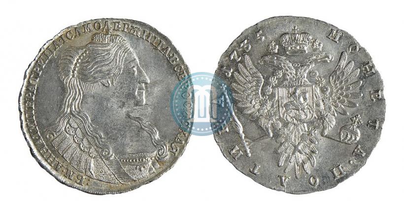 Picture Poltina 1735 year  