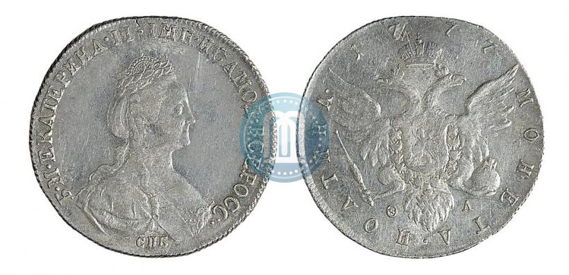 Фото Полтина 1777 года СПБ-ФЛ 