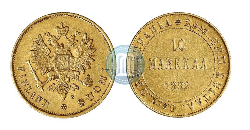 Picture 10 markkaa 1882 year S 