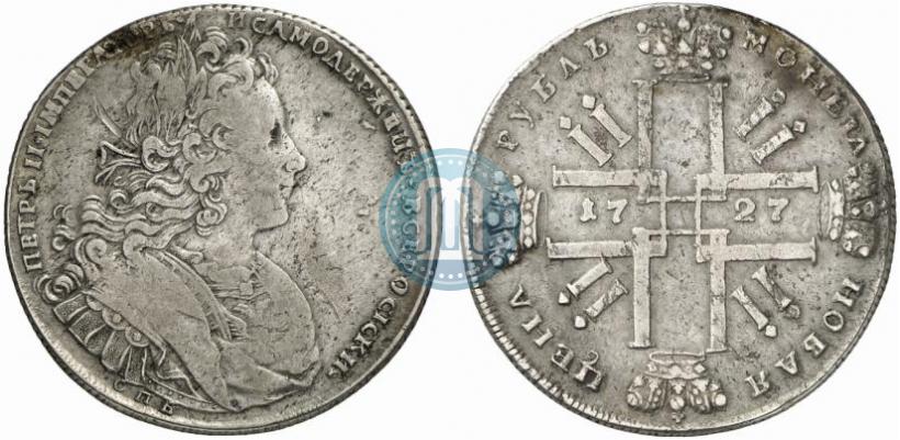 Picture 1 rouble 1727 year СПБ "Petersburg type"