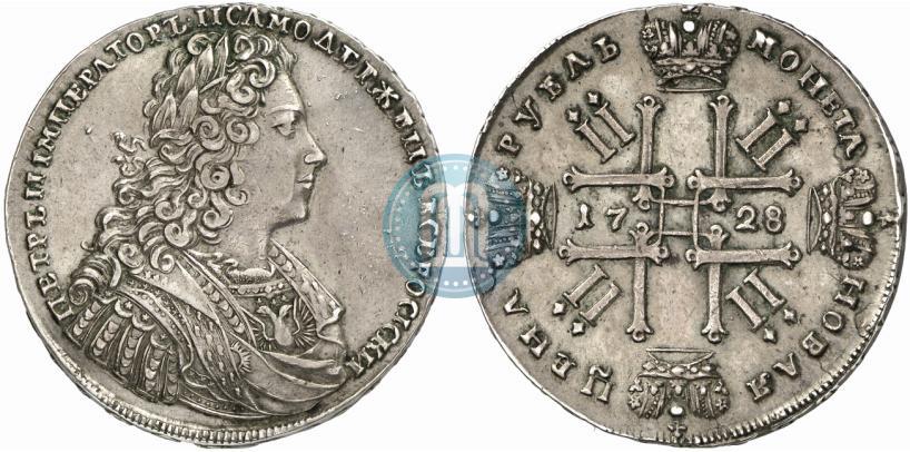 Picture 1 rouble 1728 year  "Type of 1728"