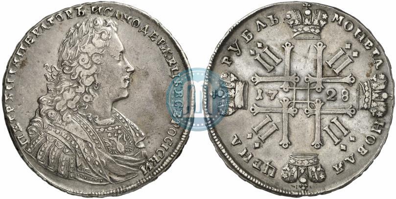 Picture 1 rouble 1728 year  "Type of 1728"