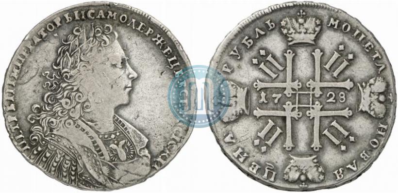 Picture 1 rouble 1728 year  "Type of 1728"