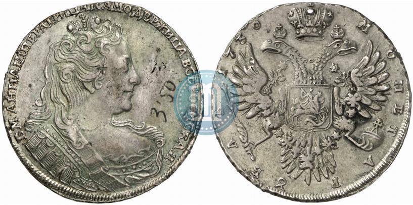 Picture 1 rouble 1730 year  