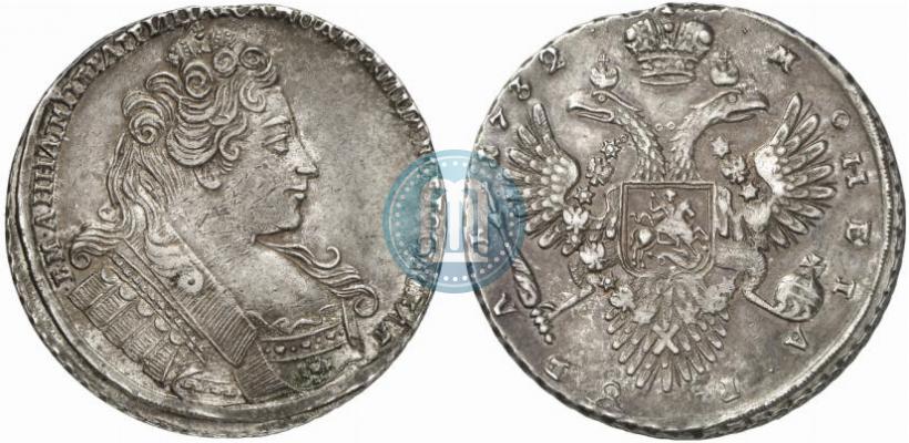 Picture 1 rouble 1732 year  