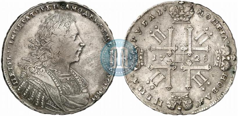 Фото 1 рубль 1728 года  "Тип 1728"