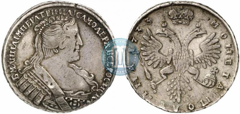 Picture Poltina 1733 year  