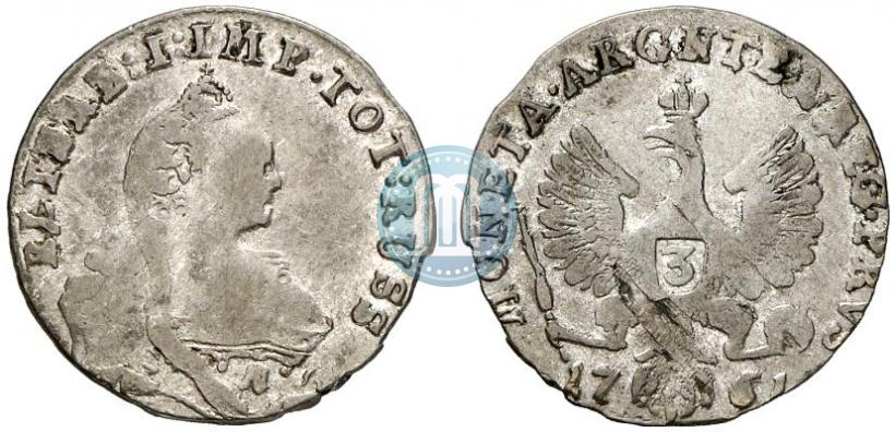 Picture 3 grosze 1761 year  