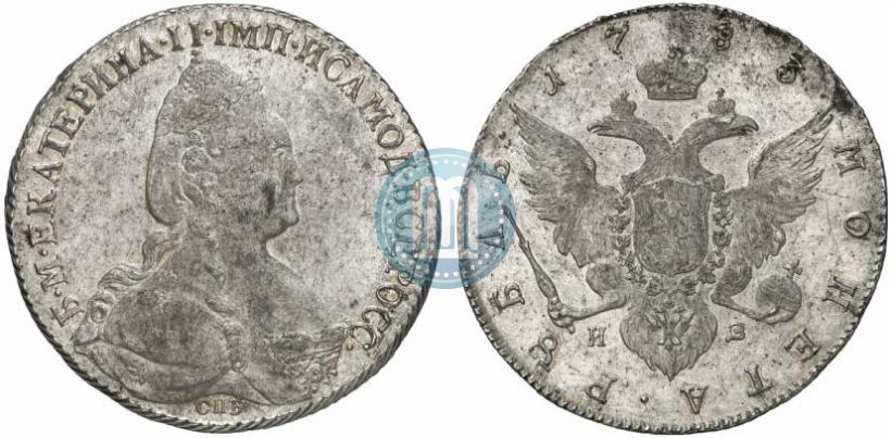 Picture 1 rouble 1783 year СПБ-ИЗ 