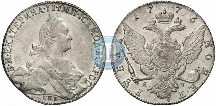 Picture 1 rouble 1776 year СПБ-ЯЧ 