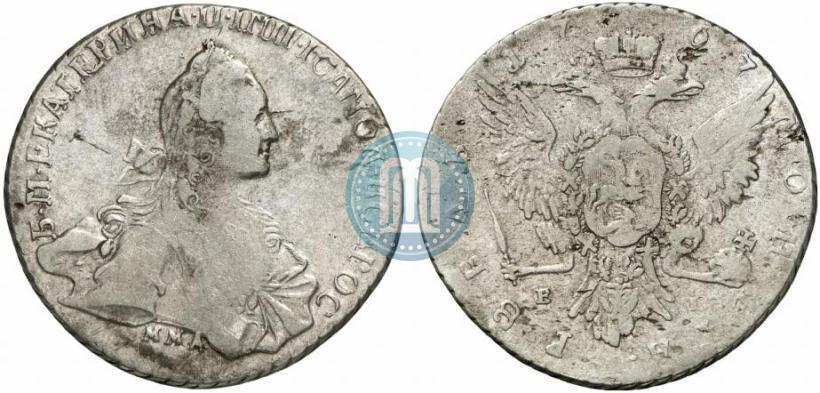 Фото 1 рубль 1767 года ММД-EI 