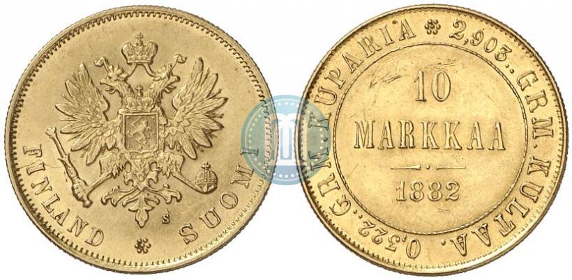 Фото 10 марок 1882 года S 