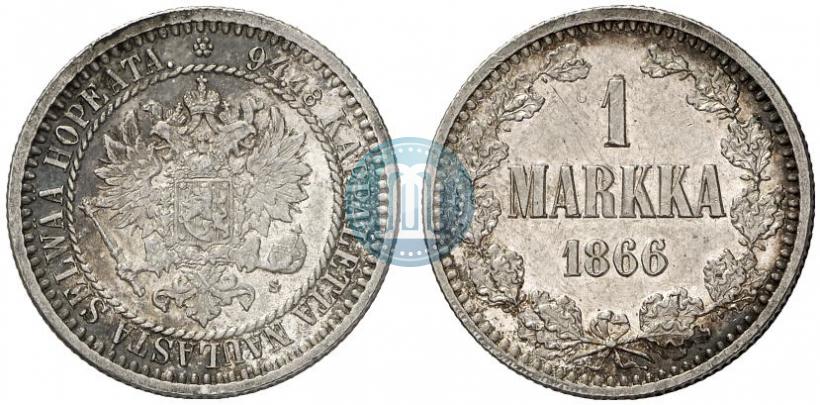 Фото 1 марка 1866 года S 
