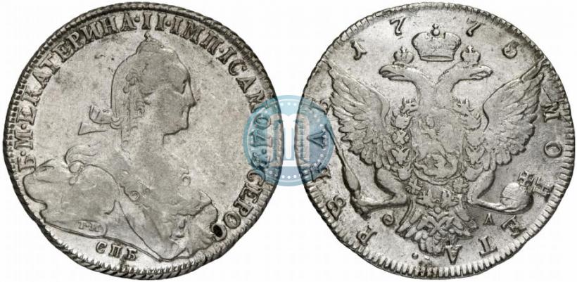 Фото 1 рубль 1775 года СПБ-ФЛ 