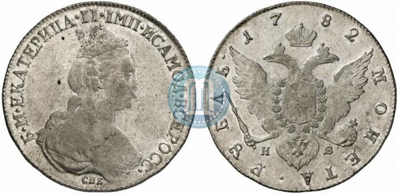 Picture 1 rouble 1782 year СПБ-ИЗ 