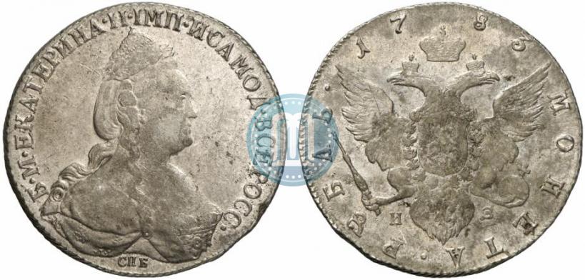 Picture 1 rouble 1783 year СПБ-ИЗ 