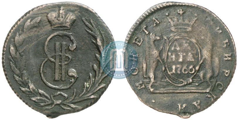 Фото Денга 1766 года  