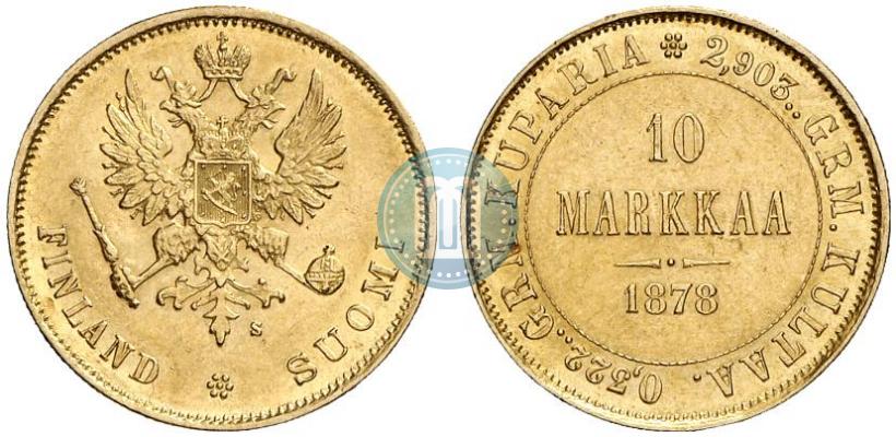 Picture 10 markkaa 1878 year S 