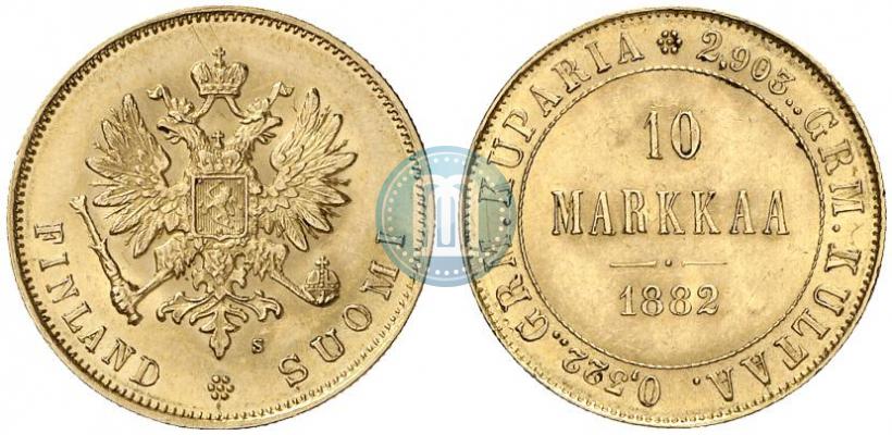 Picture 10 markkaa 1882 year S 