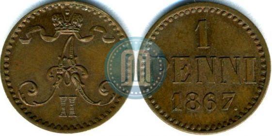 Фото 1 пенни 1867 года  