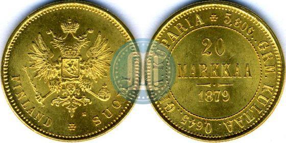 Picture 20 markkaa 1879 year S 