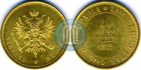 Picture 20 markkaa 1879 year S 