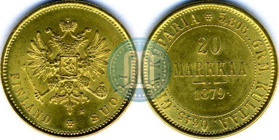 Picture 20 markkaa 1879 year S 