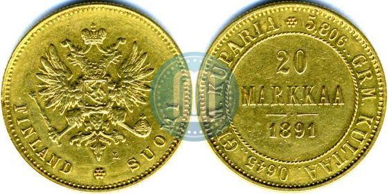 Фото 20 марок 1891 года L 