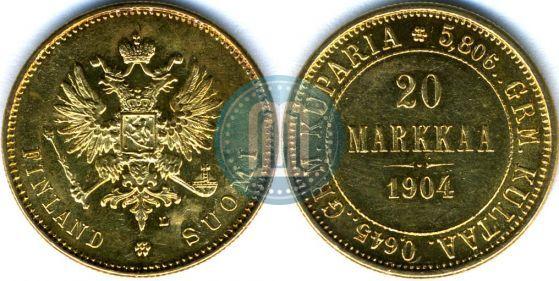 Picture 20 markkaa 1904 year L 