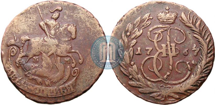 Picture 2 kopecks 1767 year ММ 