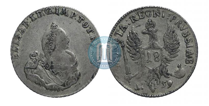 Picture 18 groszy 1759 year  