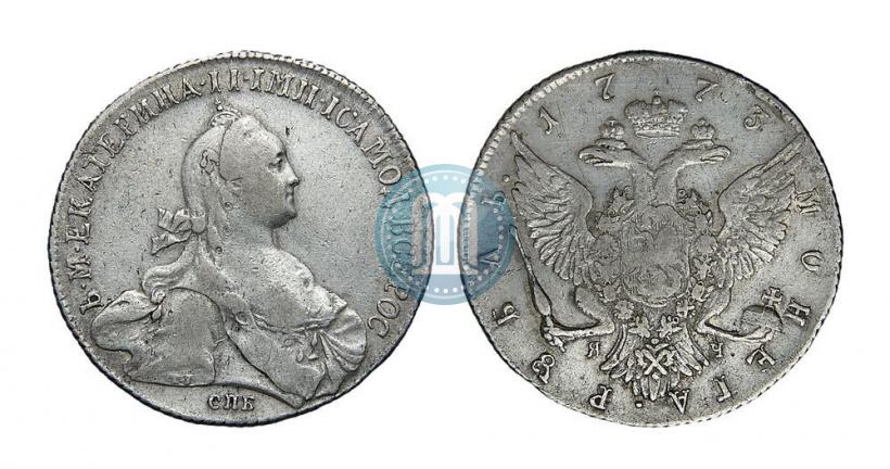 Фото 1 рубль 1773 года СПБ-ЯЧ-Т.I. 