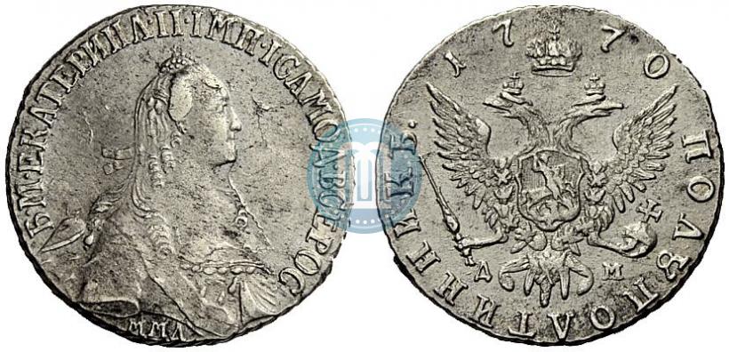 Фото Полуполтинник 1770 года ММД-ДМ 