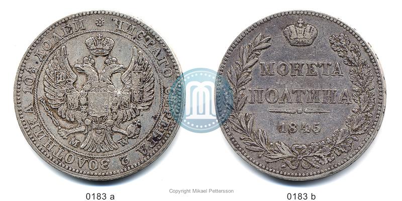 Picture Poltina 1845 year MW 