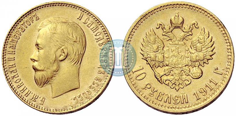 Picture 10 roubles 1911 year (ЭБ) 