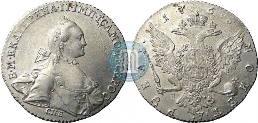 Picture 1 rouble 1765 year СПБ-ЯI 
