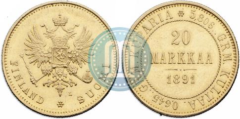 Фото 20 марок 1891 года L 