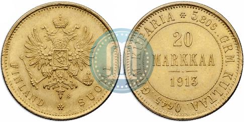 Фото 20 марок 1913 года S 