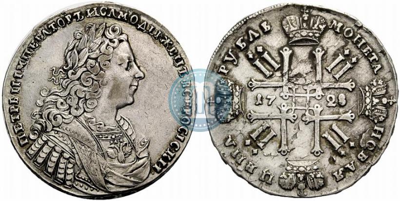Picture 1 rouble 1728 year  "Type of 1728"
