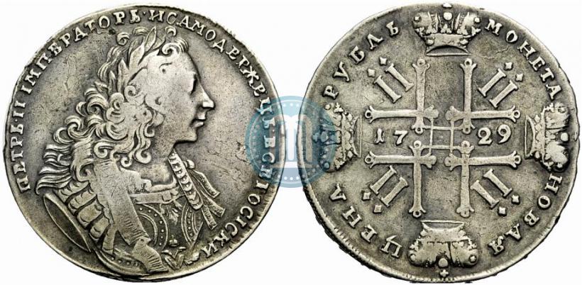 Picture 1 rouble 1729 year  "Type of 1729"