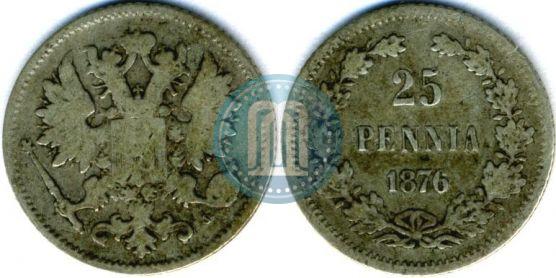Фото 25 пенни 1876 года S 