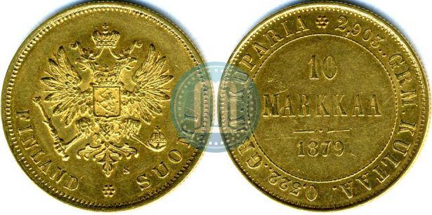 Picture 10 markkaa 1879 year S 
