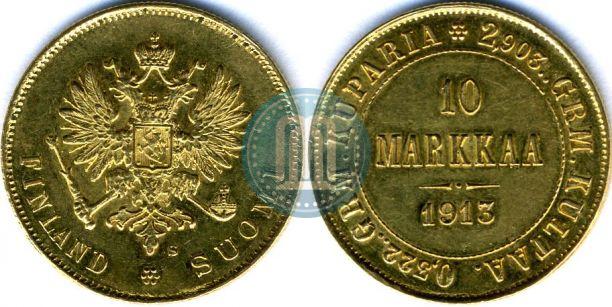 Фото 10 марок 1913 года S 