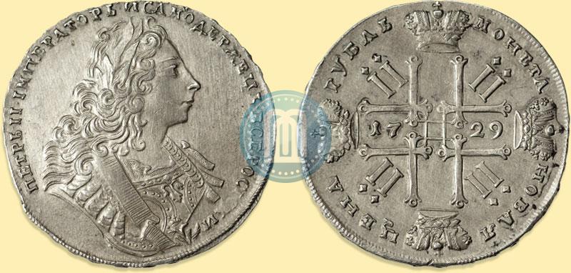 Picture 1 rouble 1729 year  "Type of 1729"