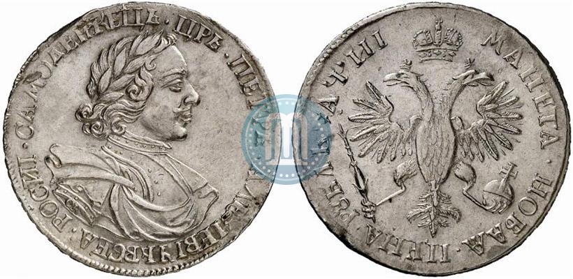 Фото 1 рубль 1718 года OK-L 