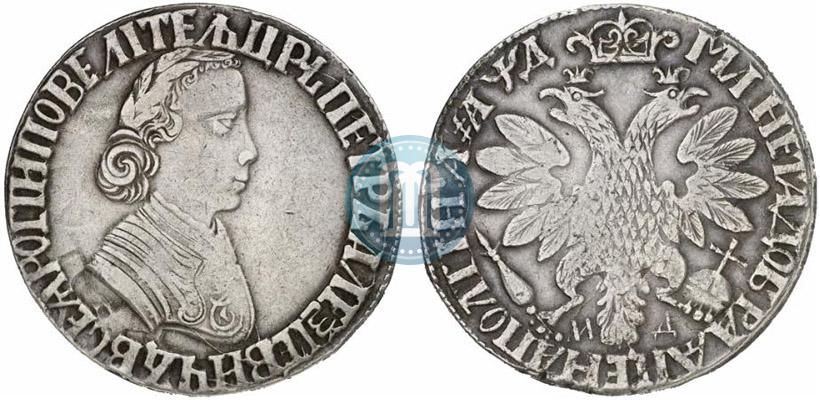 Фото Полтина 1704 года МД "Портрет работы Ф. Алексеева"