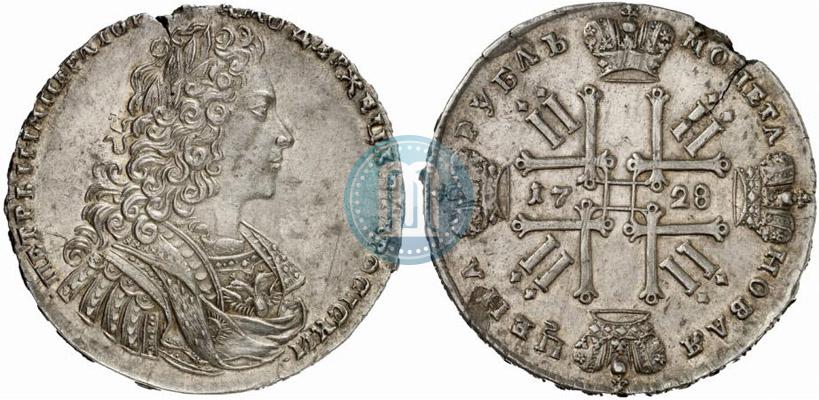 Picture 1 rouble 1728 year  "Type of 1728"