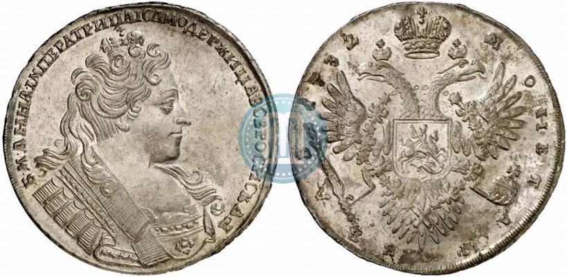 Фото 1 рубль 1732 года  